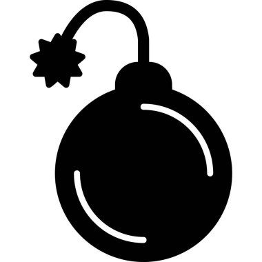 Bomba simgesinin vektör illüstrasyonu