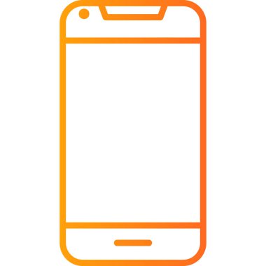 Smartphone Simgesi, vektör illüstrasyonu