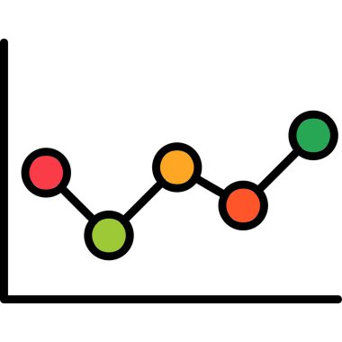 Satır çizelgesi simgesi, modern tasarım illüstrasyonu