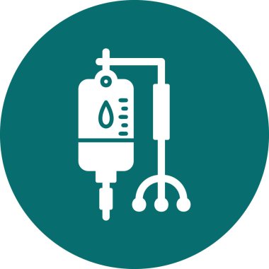 Kan Torbası modern simgesi, vektör illüstrasyonu