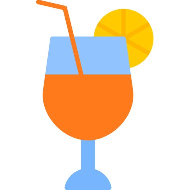 meyve suyu simgesi, vektör illüstrasyonu 