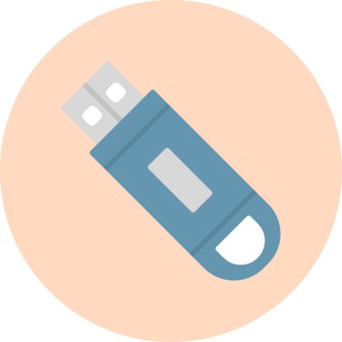 USB Flash sürücü simgesi.  