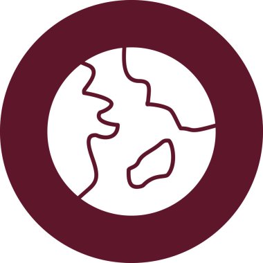 Gezegen simge vektör çizim