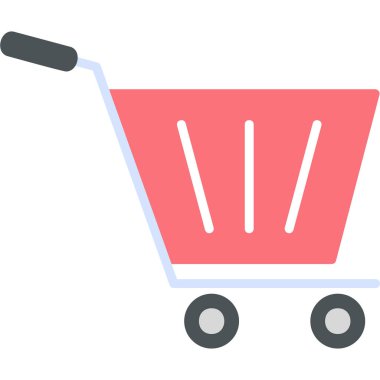 Trolley icon, illustration for web