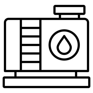 Benzin deposu. Basit tasarım