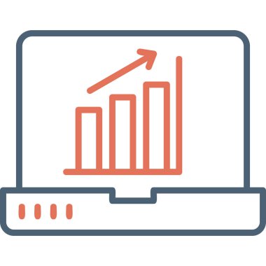Büyüme simgesi, modern tasarım illüstrasyonu