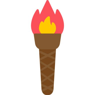 Modern simge vektör illüstrasyonunu yak