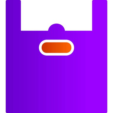 vector illustration of plastic bag