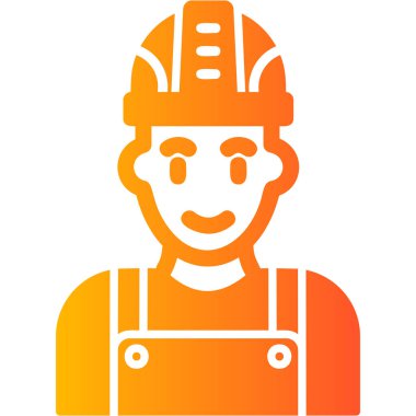 Factory Worker icon modern vector illustration