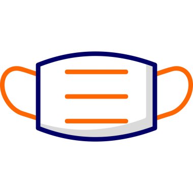 Tıbbi maske. Basit tasarım