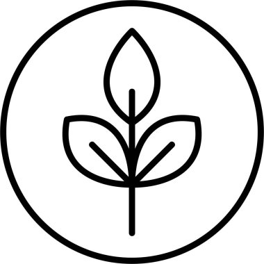 ekoloji ikonu vektör illüstrasyonu