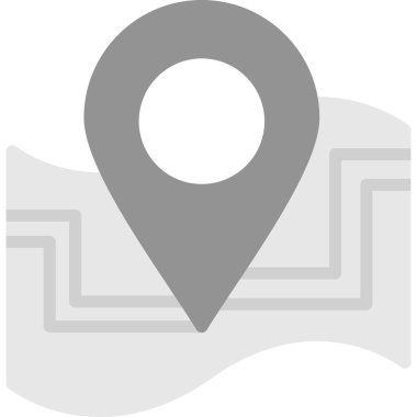 Route modern vector icon illustration