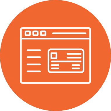 seo modern simgesinin vektör illüstrasyonu