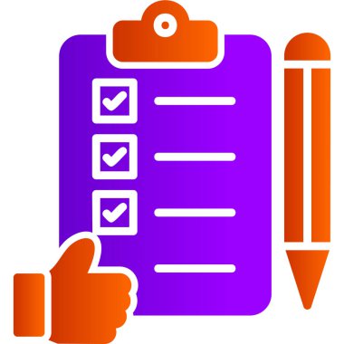 İyi test. Web simgesi basit tasarım