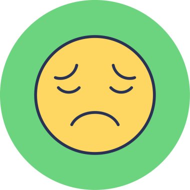 yüz simgesi, vektör illüstrasyonu