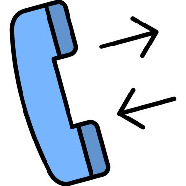 - Telefon. Web simgesi basit illüstrasyon