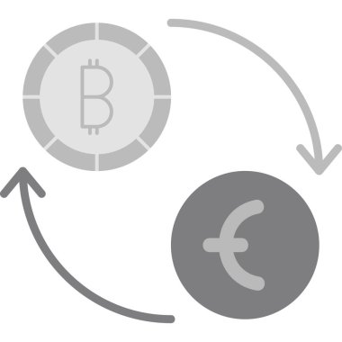 Para Birimi Değişimi, basit web simgeleri 