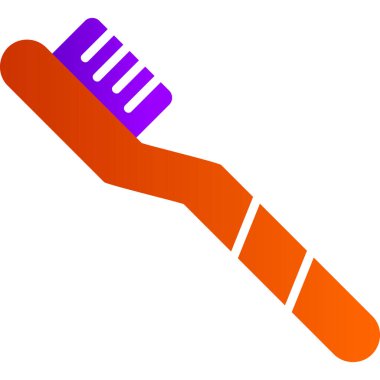 toothbrush icon. simple illustration for web