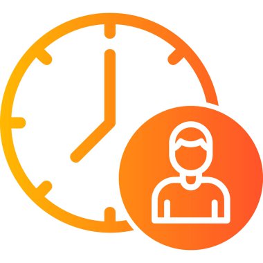 Time Manager icon modern vector illustration