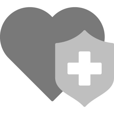 Sağlık hizmetleri web simgesi basit illüstrasyon