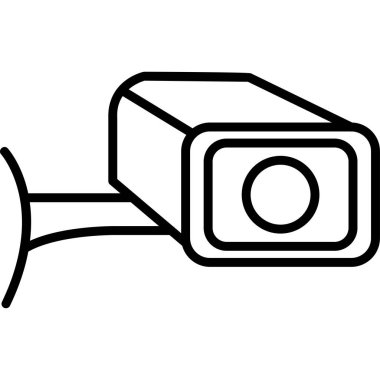 CCTV simge vektör çizim