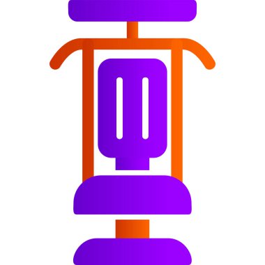 Spor makinesi modern simge, vektör illüstrasyonu
