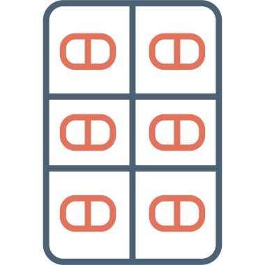 hap ikonu vektör illüstrasyonu