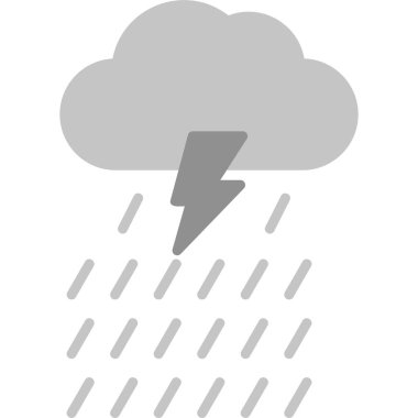 Rain modern vector icon illustration