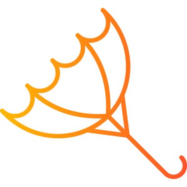 Umbrella icon modern vector illustration