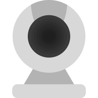 Web kamerası, basit Webcam simgesi tasarımı