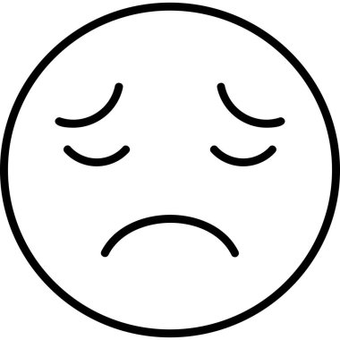 Yüz ifadesi. Basit tasarım