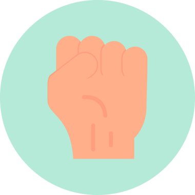 Eylemcilik. Web simgesi basit illüstrasyon