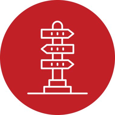 Yönlendirme okları simgesi. Basit tasarım