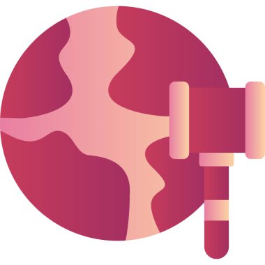 Dünya çapında. Web simgesi vektör illüstrasyonu