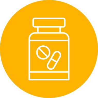 hap ikonu vektör illüstrasyonu