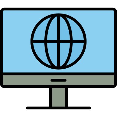 küresel teknoloji. Web simgesi