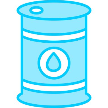 Petrol varil simge vektör çizim