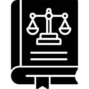 Yasa ve adalet vektörü simgesi kolayca değiştirilebilir ya da düzenlenebilir