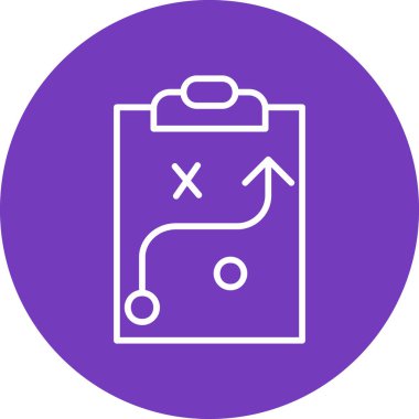 Strateji. Web simgesi basit tasarım 