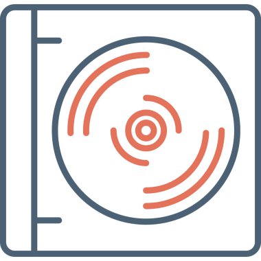 cd modern simge vektör illüstrasyonu