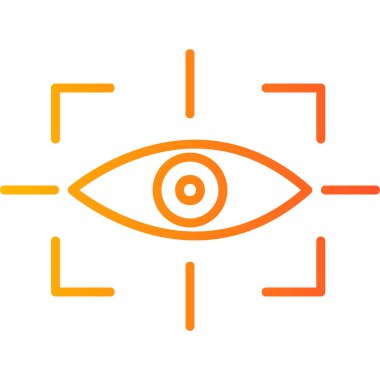 Vision icon modern vector illustration