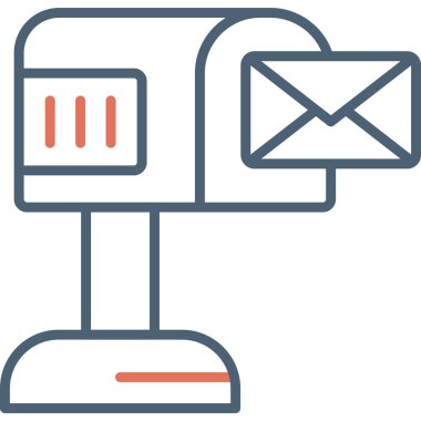 Simge vektör illüstrasyonunu gönder