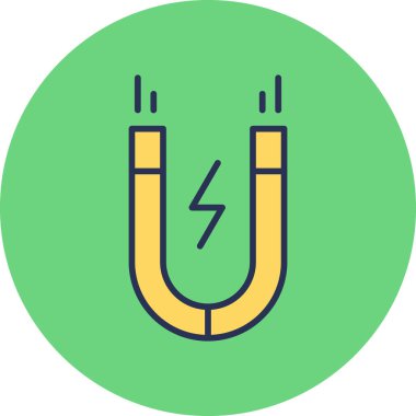 mıknatıs simgesi vektör çizimi