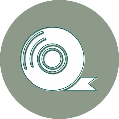 Yapıştırıcı bant modern simge, vektör illüstrasyonu