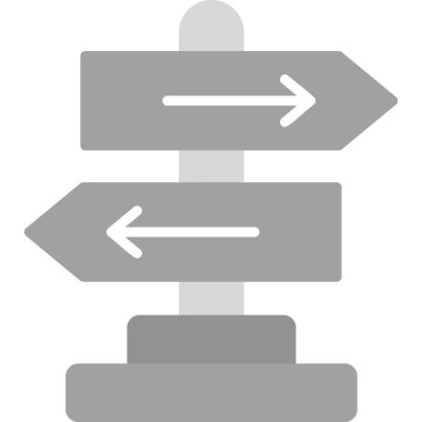 Yönlendirme okları simgesi. Basit tasarım