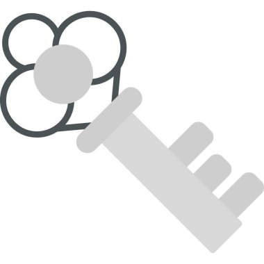 Anahtar. Web simgesi basit illüstrasyon