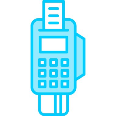 ATM 'de. Web simgesi basit illüstrasyon