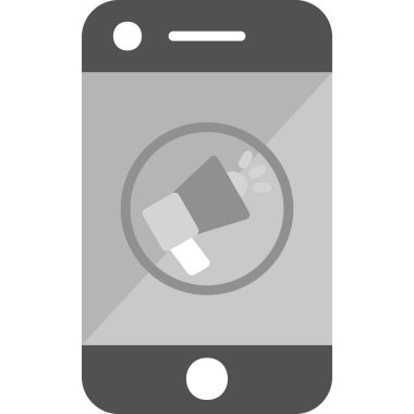 Cep telefonu. Basit resimleme