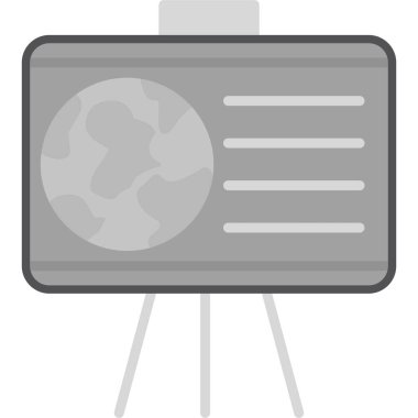 Coğrafya simge vektör çizim