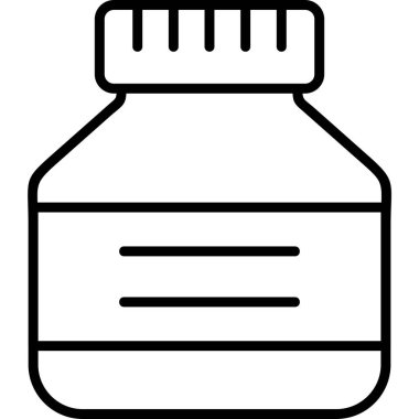 Mürekkep modern simge vektör illüstrasyonu